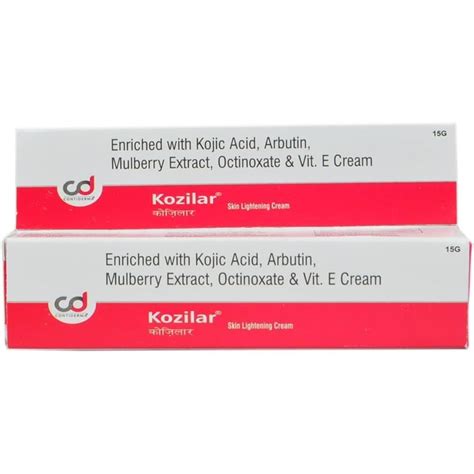 Buy Kozilar Skin Lightening Cream | Enriched with 3% Kojic , 1% Alpha ...