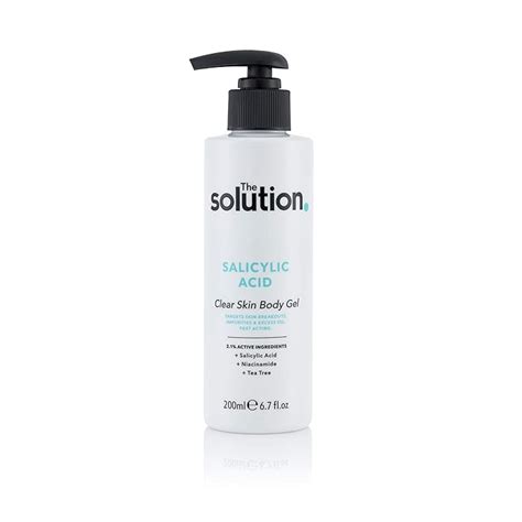 Buy The Solution Salicylic Acid, Clear Skin Body Gel, Targets Skin ...