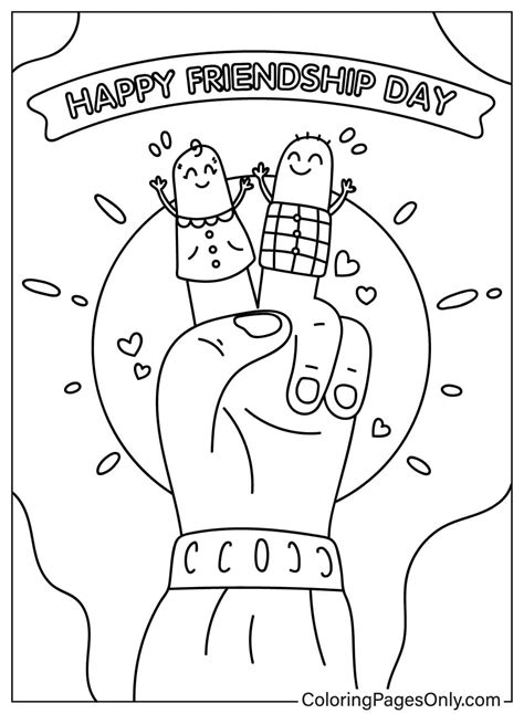 40+ Friendship Coloring Pages - Free Printable PDF & Online Coloring