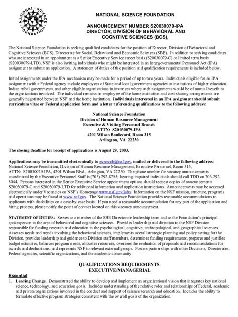 Fillable Online Program Directors in the Division of Behavorial ...