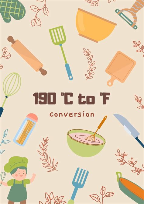 190 °C to °F (190 Celsius to Fahrenheit)