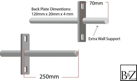 B&Z - Heavy Duty Floating Invisible Concealed Flying Blind Wall Mounted ...