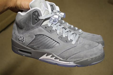 ShoeAffliction: AIR JORDAN 5 RETRO WOLF GREY
