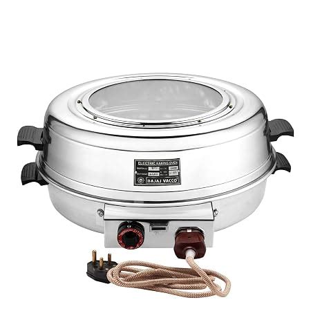 Buy BAJAJ VACCO Aluminium Round Baking Grillling Auto Oven RBO - 04 (15 ...