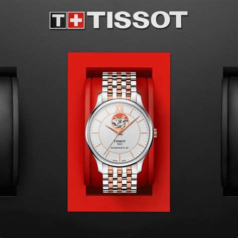 Tissot Tradition Powermatic 80 Open Heart Men’s Watch – Sai Creations ...
