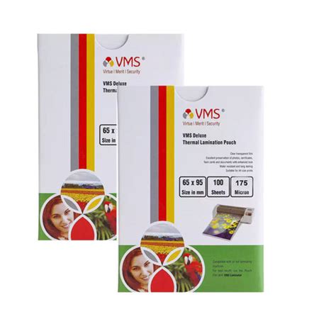 Buy Best Lamination Pouches Online at Best Price in India - VMS Cart