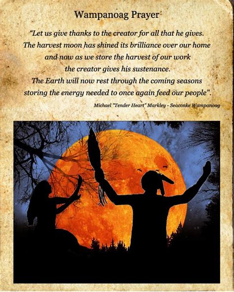 Wampanoag Prayer: Ancient Words of Thanksgiving