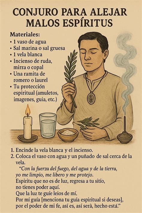 Ritual para alejar malos espíritus | Libros de hechizos, Libro de las ...