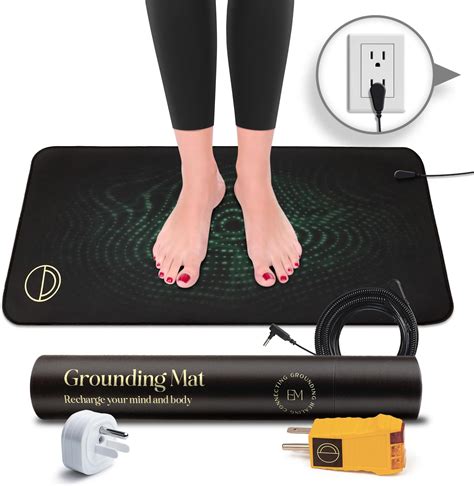 Amazon.com: Grounding Mat Earthing Pad - Earth Grounded Sleep Bed Pad ...