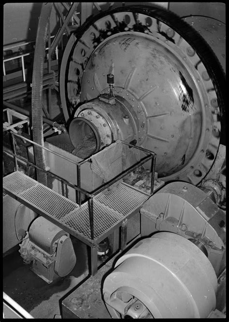 Lucky Friday Mine cylinder mill | George W. Tabor Photographs