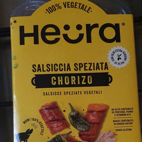 Salsiccia speziata chorizo from Heura - Vegan Product Reviews & Ratings ...