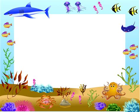 Aquatic Border Graphic