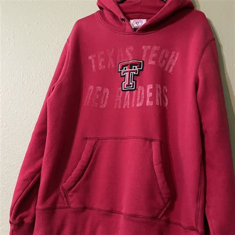 Super cozy Texas Tech hoodie with center T... - Depop