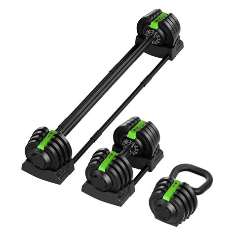 Buy Cult 3in1 Adjustable Dumbbell Set | Dumbbell (1.5–18kg), Kettlebell ...