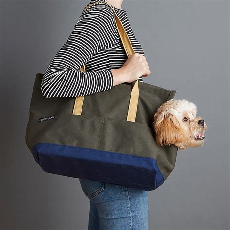 Canvas Pet Travel Tote | Dog Carrying Bag | UncommonGoods