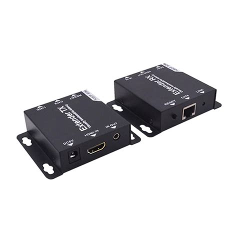 HDMI Extender Transmitter Receiver 60M Cat6 / 7 RJ45 Cable NO Power Su ...