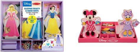 Buy Melissa & Doug Disney Sleeping Beauty and Snow White Magnetic Dress ...