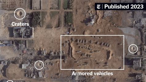 Satellite Images Show Israel’s Invasion in North Gaza - The New York Times