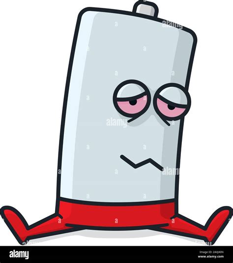 Low Battery Cartoon Clipart