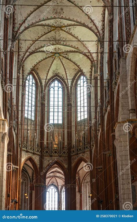 Ceiling Above East Side Apse, Marienkirche, Lubeck, Germany Editorial ...