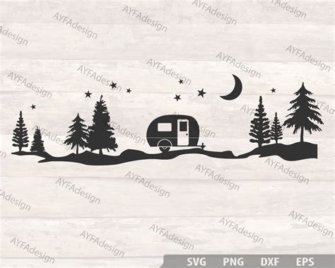 Buy Camping Svg, Camp Life Svg, Camper Svg, Forest Camp Svg, Starry Svg ...