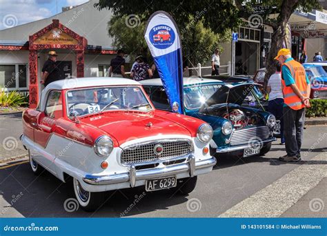 Classic Small Cars on Display at an Outdoor Car Show Editorial Stock ...