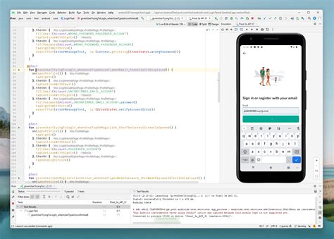 Android Studio UI Test 的图像结果