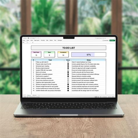 Image result for Creating Task List In Excel