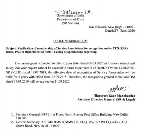 VERIFICATION OF MEMBERSHIP OF SERVICE ASSOCIATIONS UNDER CCS (RSA ...