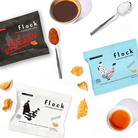 Snapklik.com : Flock Keto Chicken Skin Chips 4 Flavors Variety Pack Low ...