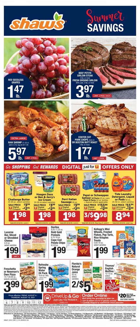 Shaws Weekly Ad