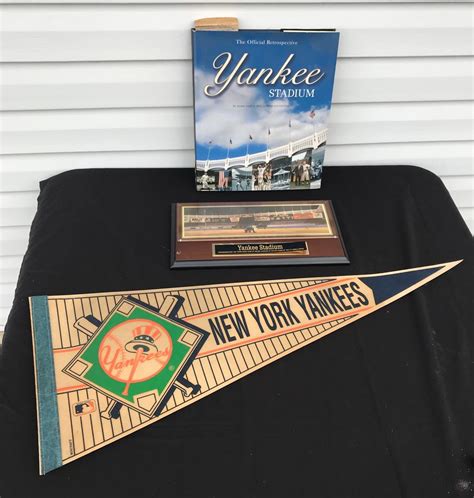 Lot 81: New York Yankees Memorabilia Book, Plaque, Pennant ...