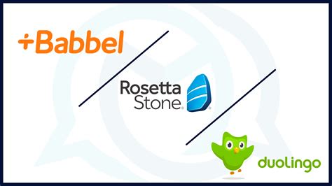 Babbel vs Rosetta Stone vs Duolingo: the ultimate guide