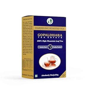 Gopaldhara Roasted Darjeeling Tea - 100g Paper Box | 100% Pure ...