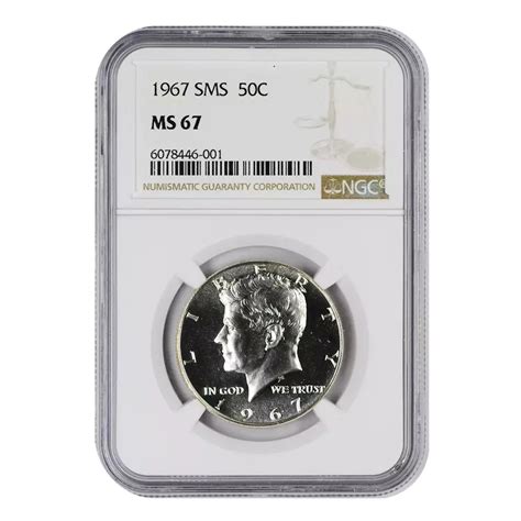 1967 Kennedy Half Dollar Silver NGC MS-67 - Olevian Numismatic Rarities