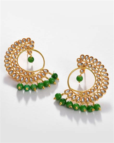 Silver Plated Designer Drop Earring