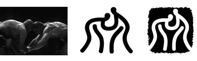 Pictogramme olympique : Lutte — Chine Informations
