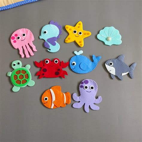Under the Sea Finger Puppets – KRAFTAFFAIRES