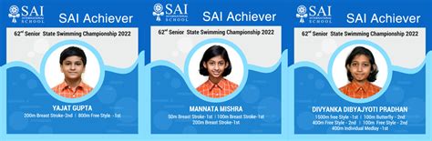 SAIoneers Shine at the 62nd All Odisha State Swimming Championship’22 ...