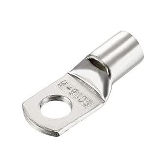 uxcell 10Pcs SC16-6 Non-Insulated U-Type Copper Crimp Terminals 6mm2 ...