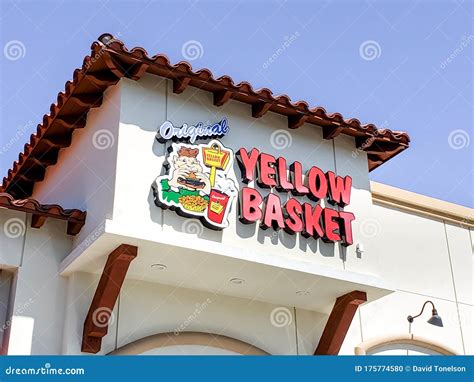Yellow Basket editorial image. Image of building, delivery - 175774580