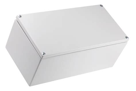 RS PRO | RS PRO 70755 Series Light Grey Mild Steel Terminal Box, IP66 ...