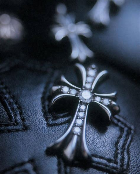 Download Black Cross Chrome Hearts Wallpaper | Wallpapers.com