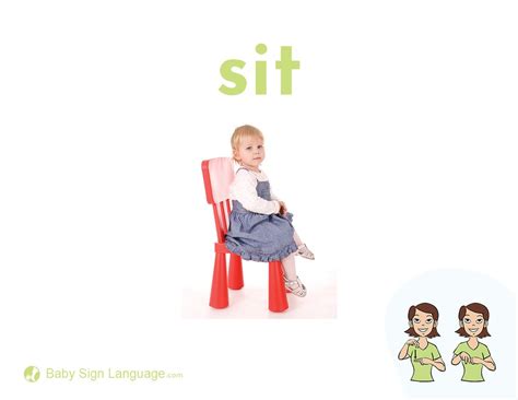 Image result for Sign Language for Sit