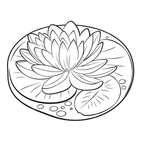 Water Lily Printable Coloring Pages [2025]