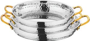 Homescapes Hammered Vintage Oval Mini Serving Dish Tray Price in India ...