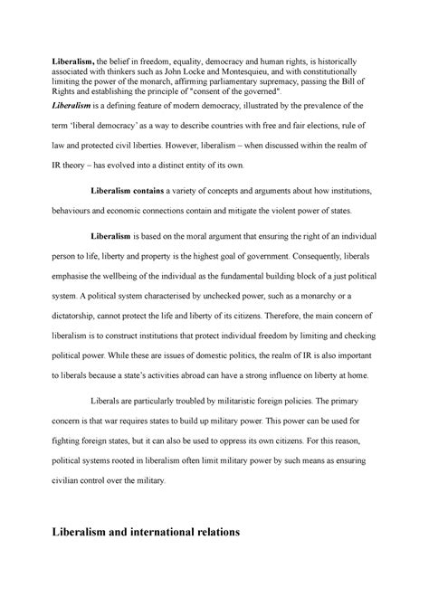 Example of Liberalism 的图像结果