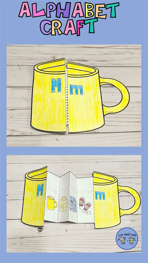 Letter M Craft- Alphabet Craft- Mug Craft | Letter m crafts, Letter a ...