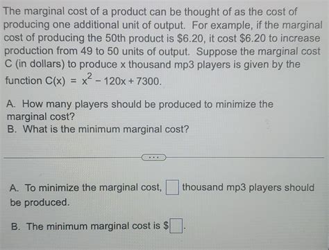 Image result for Marginal Cost Equation Example