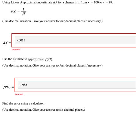 Image result for Using Linear Approximation to Estimate